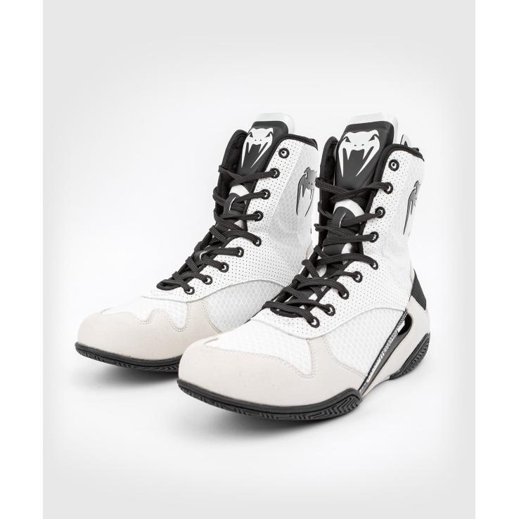 Venum Elite Boxing Shoes white / black