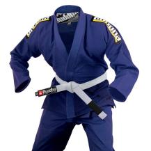 BJJ Gi Buddha Infinity - navy blue + white belt